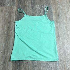 Super soft small blue tank top